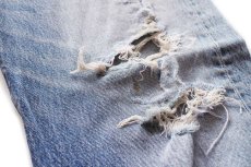 画像8: Levi'sリーバイス 501 ストレッチ デニムパンツ ヒゲ ボロ W38 L32★SDP4131 (8)