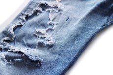 画像7: Levi'sリーバイス 501 ストレッチ デニムパンツ ヒゲ ボロ W38 L32★SDP4131 (7)