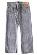 画像3: Levi'sリーバイス 501 先染め ブラック デニムパンツ フェード W38★SDP4135 (3)