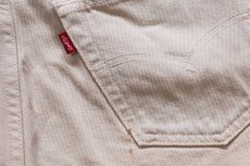 画像6: 90s トルコ製 Levi'sリーバイス 501 後染め カラーデニムパンツ カーキ W32 L34★SDP4056 ユーロ (6)