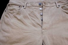 画像4: Levi'sリーバイス 501 後染め カラーデニムパンツ カスタム ティンバーウルフ W36★SDP4059 (4)