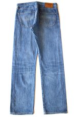 画像3: LEVI'Sリーバイス PREMIUM 501'93 BIGE USED加工 ストレッチ デニムパンツ W32 L32★SDP4076 (3)