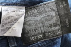 画像5: Levi'sリーバイス 501 カラーデニムパンツ ネイビー W42 L32★SDP4142 (5)