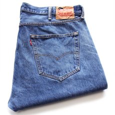 画像1: Levi'sリーバイス 501 ダメージ デニムパンツ ヒゲ W42 L30★SDP4093 (1)