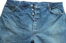 画像4: Levi'sリーバイス 501 カラーデニムパンツ ネイビー W44 L32★SDP4183 (4)