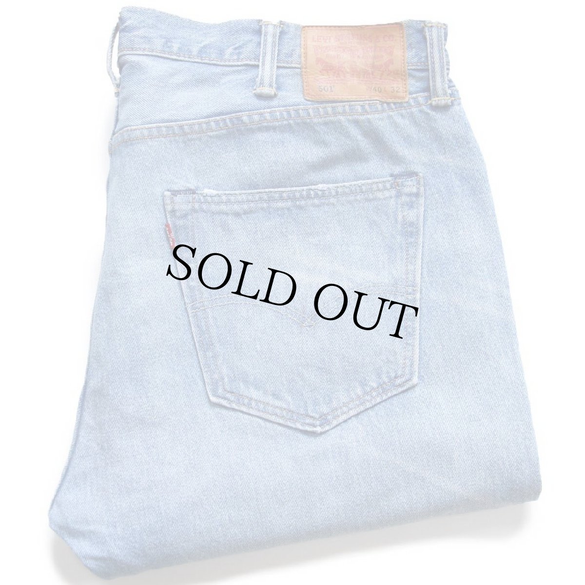 画像1: Levi'sリーバイス 501 USED加工 デニムパンツ ヒゲ W40 L32★SDP4181 (1)