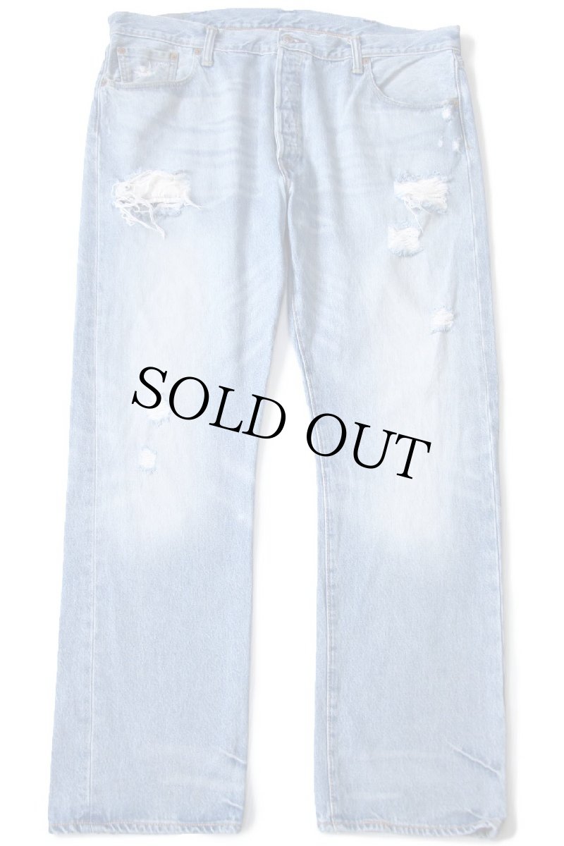 画像2: Levi'sリーバイス 501 USED加工 デニムパンツ ヒゲ W40 L32★SDP4181 (2)