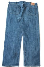 画像3: Levi'sリーバイス 501 カラーデニムパンツ ネイビー W44 L32★SDP4183 (3)