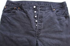 画像4: Levi'sリーバイス 501 ブラック デニムパンツ W40★SDP4153 (4)