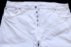 画像4: Levi'sリーバイス 501 ホワイト デニムパンツ W40 L32★SDP4191 (4)