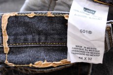 画像5: Levi'sリーバイス 501 先染め ブラック デニムパンツ フェード W44★SDP4149 (5)