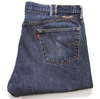 80s USA製 Levi'sリーバイス 71506-0259 先染め ブラックデニム