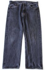 画像2: Levi'sリーバイス 501 先染め ブラック デニムパンツ W38★SDP4148 (2)