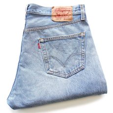 画像1: 00s Levi'sリーバイス 501 ダメージ デニムパンツ ヒゲ W38★SDP4170 (1)