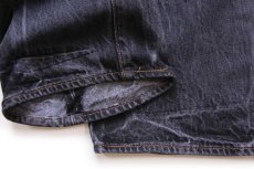 画像6: Levi'sリーバイス 501 先染め ブラック デニムパンツ W38★SDP4148 (6)