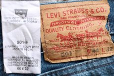 画像5: Levi'sリーバイス 501 カラーデニムパンツ ネイビー W44 L32★SDP4183 (5)