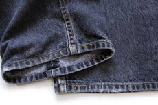 画像6: Levi'sリーバイス 501 先染め ブラック デニムパンツ フェード W44★SDP4149 (6)