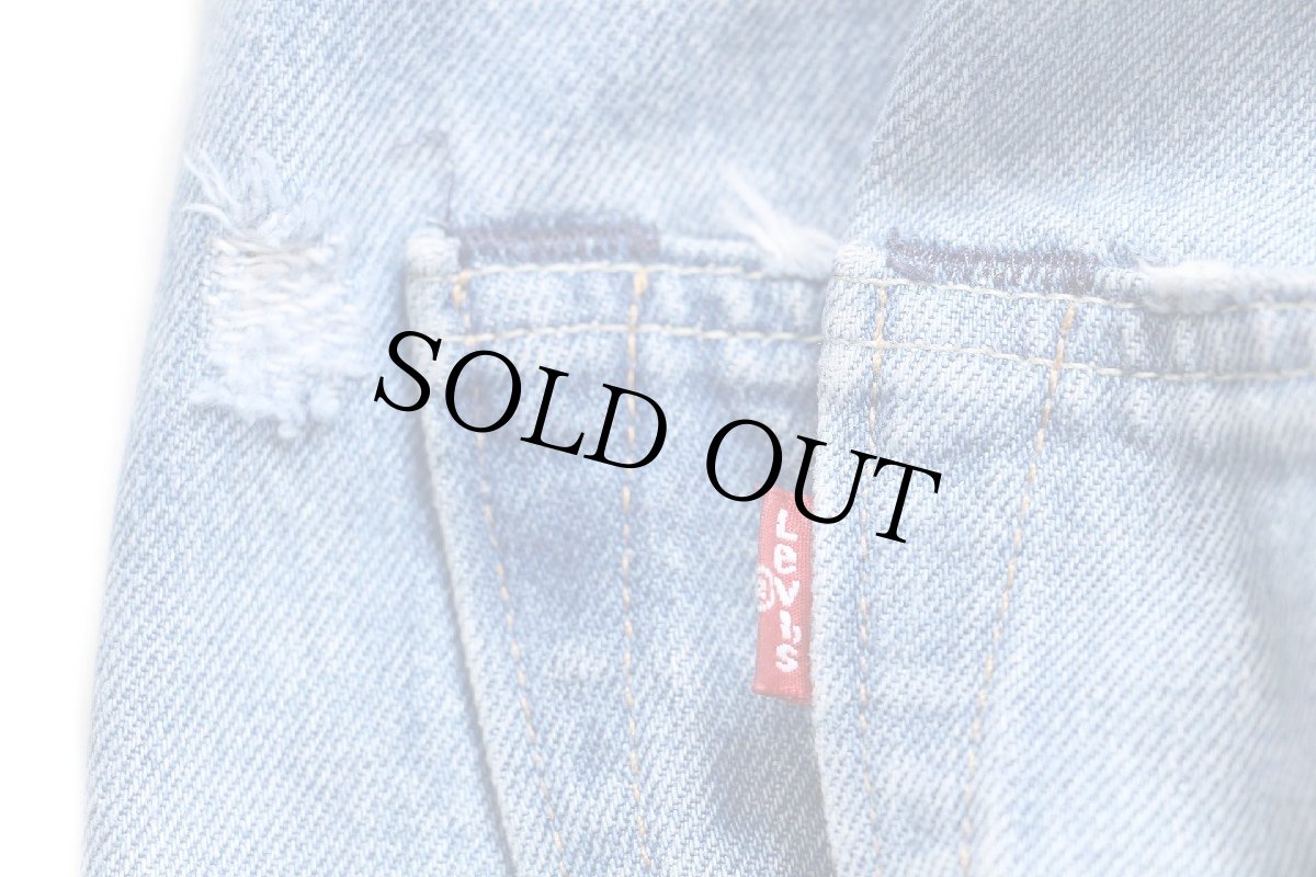 画像6: Levi'sリーバイス 501 USED加工 デニムパンツ ヒゲ W40 L32★SDP4181 (6)
