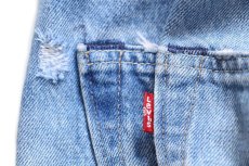 画像6: Levi'sリーバイス 501 USED加工 デニムパンツ ヒゲ W40 L32★SDP4181 (6)