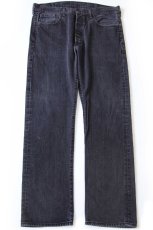 画像2: Levi'sリーバイス 501 ブラック デニムパンツ W38 L34★SDP4147 (2)