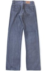 画像3: 80s USA製 Levi'sリーバイス 501 先染め ブラック デニムパンツ フェード W31 L34 (3)