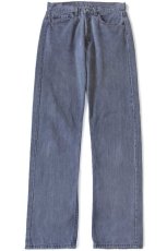 画像2: 80s USA製 Levi'sリーバイス 501 先染め ブラック デニムパンツ フェード W31 L34 (2)