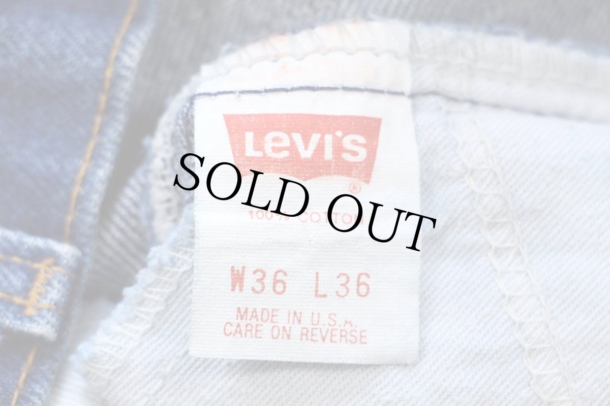 画像6: 90s USA製 Levi'sリーバイス 509 デニムパンツ W36 L36★03 (6)