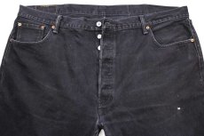 画像4: Levi'sリーバイス 501 ペンキ飛び ブラック デニムパンツ W44 L30★SDP4208 特大 (4)