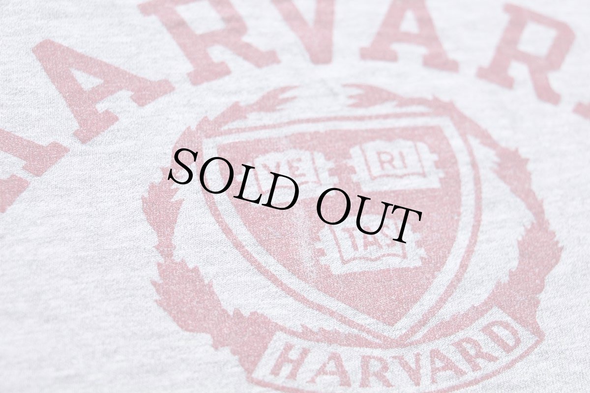 画像4: 70s USA製 Championチャンピオン HARVARD 88/12 Tシャツ 杢グレー M (4)