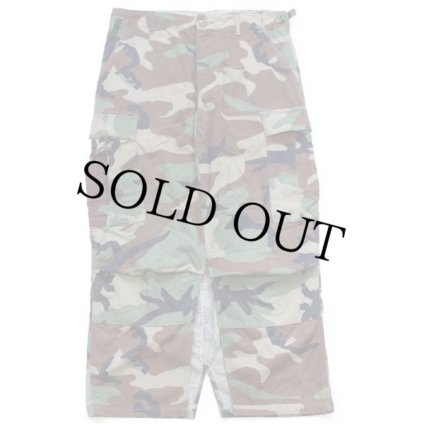 80s 米軍 U.S.ARMY ウッドランドカモ BDU カーゴパンツ リメイク