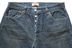 画像4: トルコ製 Levi'sリーバイス 501 USED加工 デニムパンツ W34 L34★SDP4235 ユーロ (4)