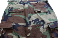 画像4: 80s 米軍 U.S.ARMY ウッドランドカモ BDU カーゴパンツ リメイク マキシ丈 スカート (4)