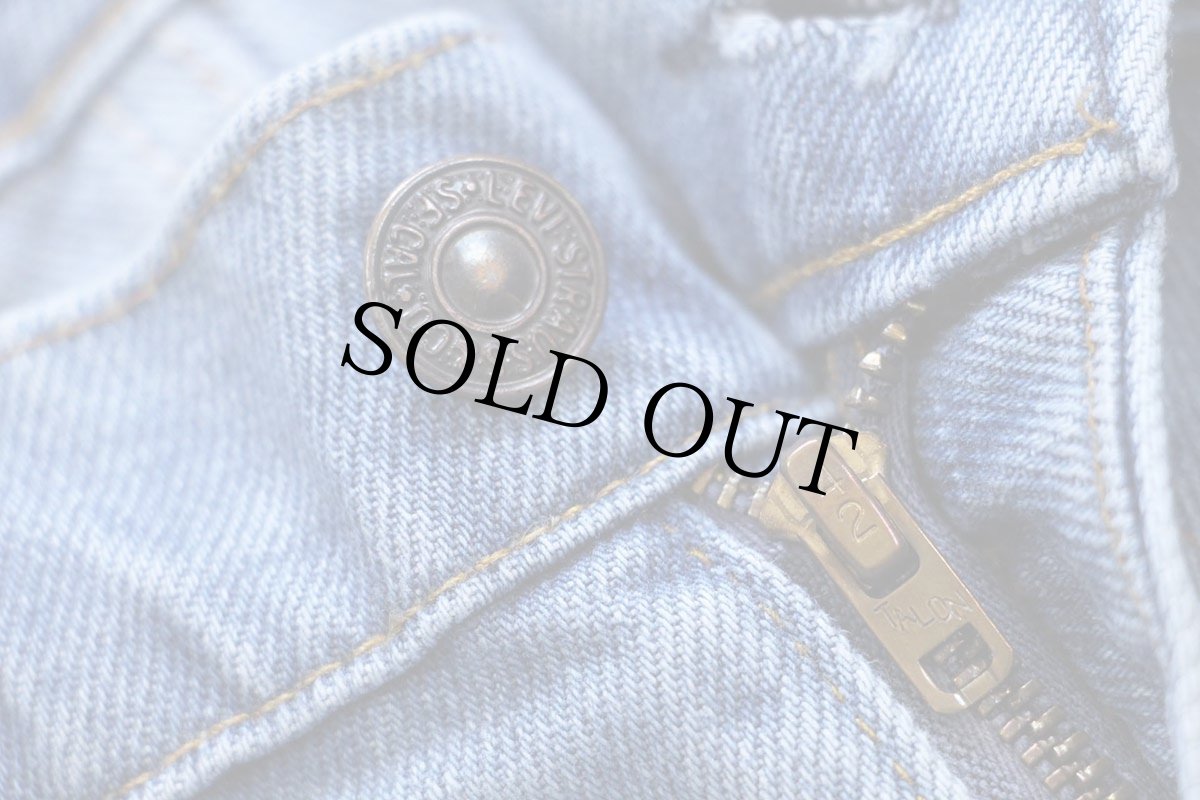 画像8: 70s USA製 Levi'sリーバイス 519 デニムパンツ W33 L32 (8)