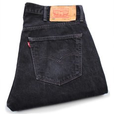 画像1: Levi'sリーバイス 501 ブラック デニムパンツ W38 L34★SDP4211 (1)