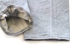 画像7: Levi'sリーバイス 501 ブリーチ飛び 先染め グレー デニムパンツ W38 L32★SDP4196 (7)