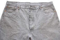 画像4: Levi'sリーバイス 501 先染め グレー デニムパンツ W44 L32★SDP4226 特大 (4)