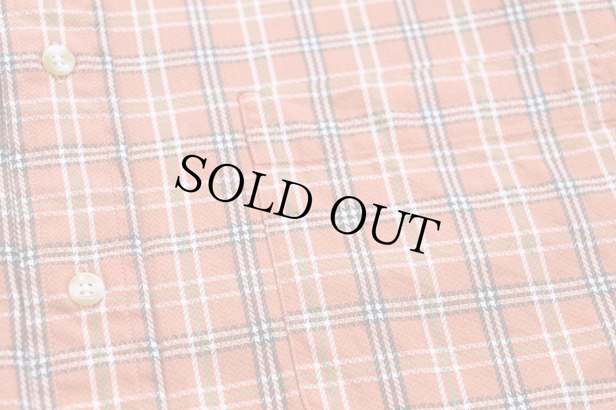 画像5: USA製 BURBERRY LONDON バーバリー タータンチェック ボタンダウン コットンシャツ L (5)