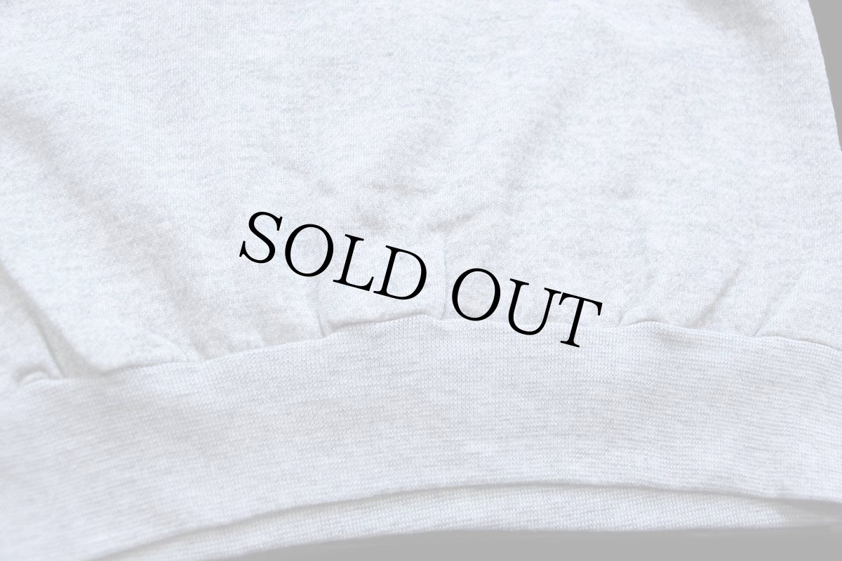 画像5: 70s USA製 UNKNOWN 無地 半袖スウェット 杢グレー M★ブランク (5)