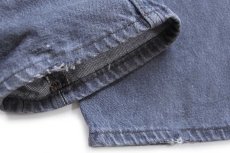 画像8: 80s USA製 Levi'sリーバイス 501 先染め ブラック デニムパンツ フェード W31 L34 (8)
