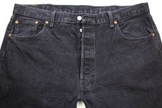 画像4: Levi'sリーバイス 501 ブラック デニムパンツ W40 L34★SDP4209 (4)
