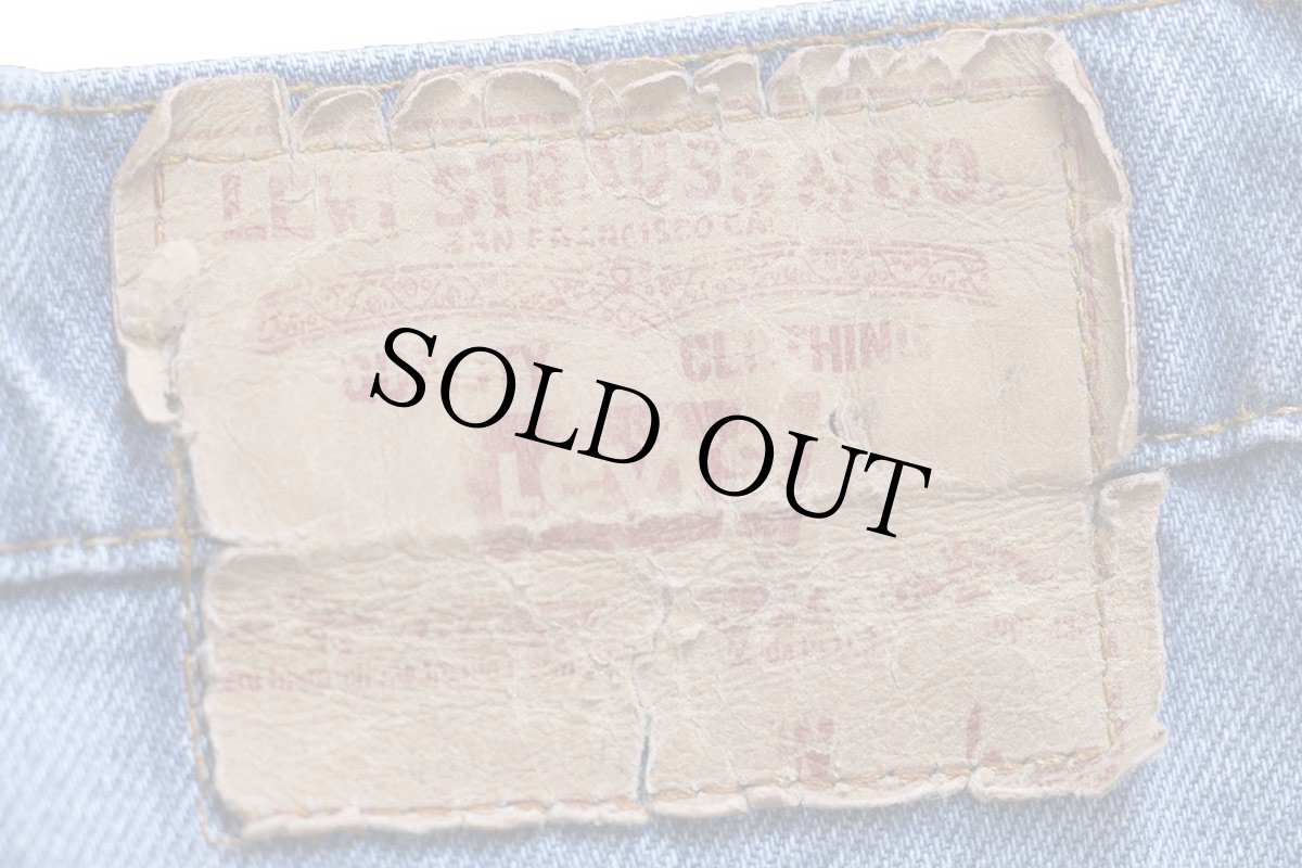 画像6: 70s USA製 Levi'sリーバイス 519 デニムパンツ W33 L32 (6)