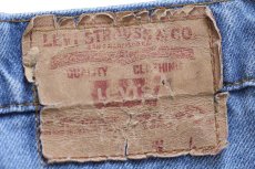 画像6: 70s USA製 Levi'sリーバイス 519 デニムパンツ W33 L32 (6)