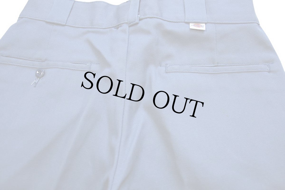 画像5: デッドストック★80s USA製 Dickiesディッキーズ ワークパンツ ブルーグレー W31 L30★874 (5)