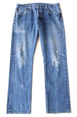 画像2: Levi'sリーバイス 501 ペンキ飛び&ダメージ デニムパンツ W34 L32★SDP4234 (2)