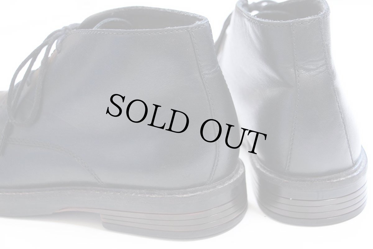 画像4: Clarksクラークス レザー チャッカブーツ 黒 9M/26.5cm★レザーシューズ (4)