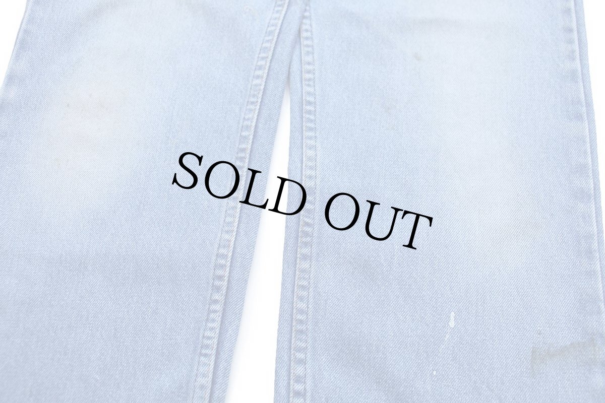 画像9: 70s USA製 Levi'sリーバイス 519 デニムパンツ W33 L32 (9)