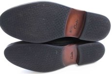 画像5: Clarksクラークス レザー チャッカブーツ 黒 9M/26.5cm★レザーシューズ (5)