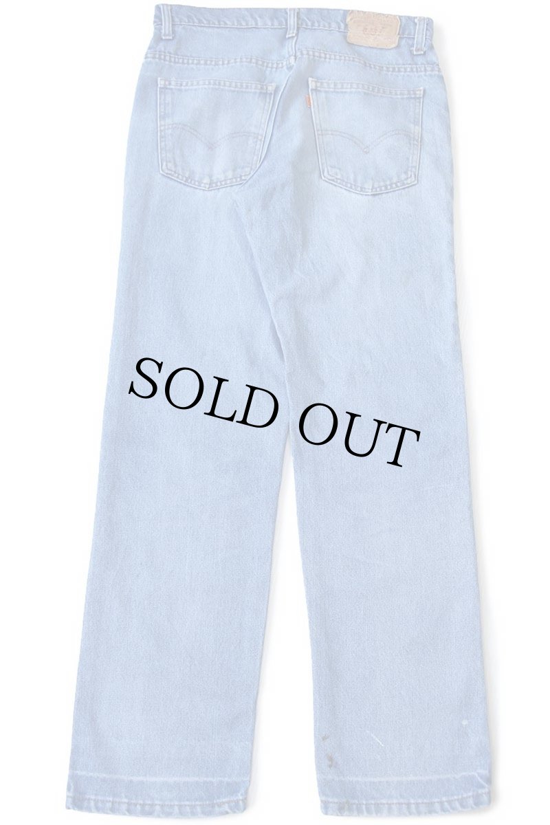 画像3: 70s USA製 Levi'sリーバイス 519 デニムパンツ W33 L32 (3)