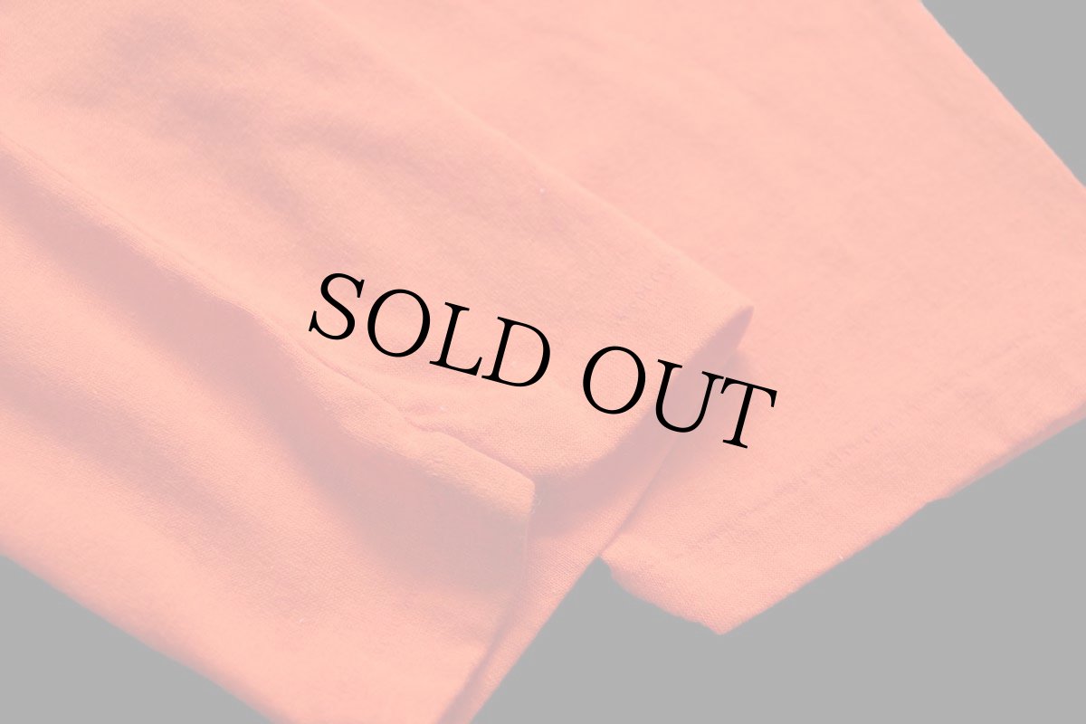 画像5: 80s USA製 CORNING イラスト 七分袖 ラグランTシャツ 白×オレンジ XL (5)