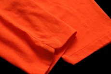 画像5: 80s USA製 CORNING イラスト 七分袖 ラグランTシャツ 白×オレンジ XL (5)